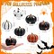 Pumpkin Decor - 6 pcs Artificial Pumpkins for Crafts Decorations for Autumn Home Halloween Decor